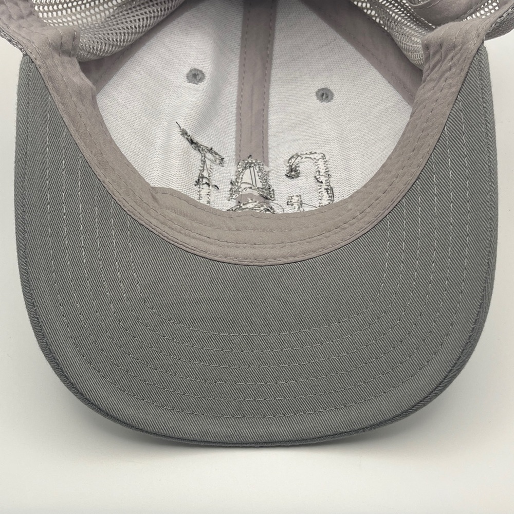 CAT Gray Mesh-Back Trucker Cap - Picture 6 of 8